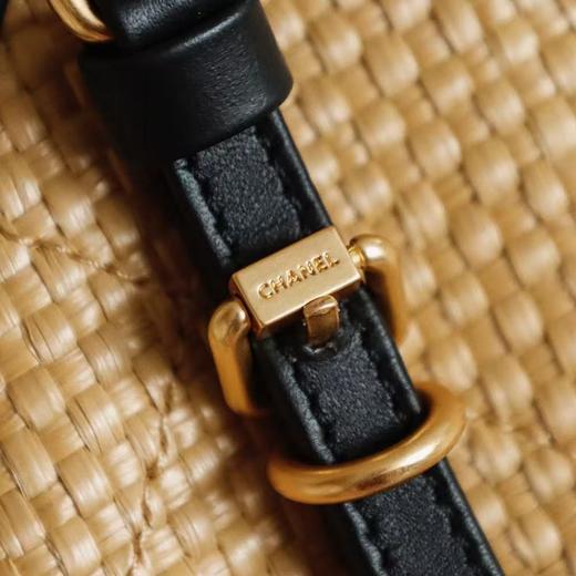 香奈儿 26C 拉菲草编织托特包 小号 （LZ） 商品图6