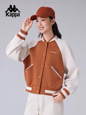 XXMKappa卡帕背靠背运动外套女款复古针织开衫上衣休闲夹克