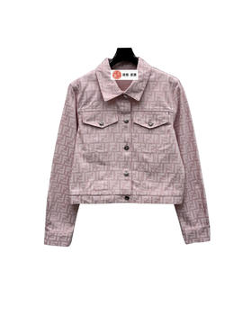 女款提花全棉牛仔外套 可配套装fe011