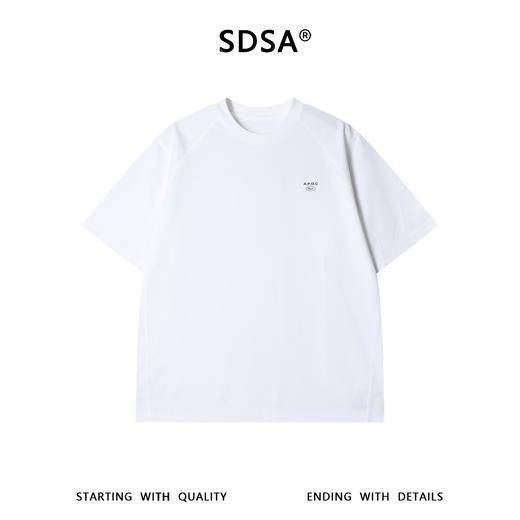 SG8752SDSA男装2026新款高贵轻奢美式简约撞色印花字母圆领短袖T恤百搭 商品图1