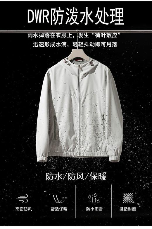 专柜3千＋重磅鼎奢连帽夹克BC天丝羊毛春季连帽外套夹克 商品图7