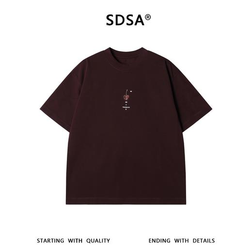 88236SDSA男装2026新款高贵轻奢潮牌简约樱桃印花圆领短袖T恤百搭时尚 商品图1