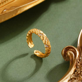 子佩集【情缘织梦】银S925戒指【MYA118】镀金2601