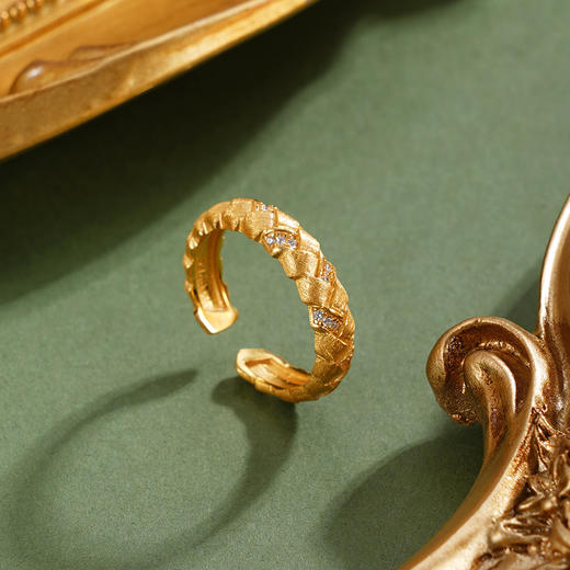 子佩集【情缘织梦】银S925戒指【MYA118】镀金2601 商品图0