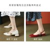 【新中式牛皮玛丽珍鞋】女高跟粗跟珍珠伴娘法式旗袍国风中跟单鞋婚鞋 商品缩略图1