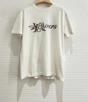 中性款刺绣短袖T恤ba