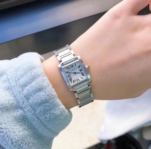 卡地亚 法国坦克系列W51007Q4瑞士石英机芯腕表 尺寸：25X20mm 商品图11