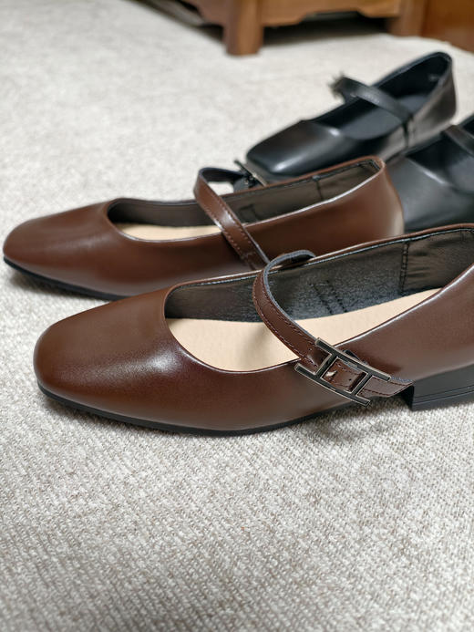 Jane芭蕾小皮鞋爱马同款玛丽珍鞋软底鞋 商品图8