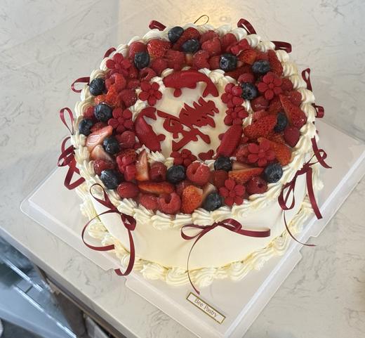 10英寸寿字蛋糕 商品图0