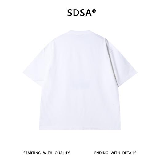 SDSA男装2026新款高贵轻奢潮牌撞色相机印花圆领短袖T恤百搭上衣 商品图4