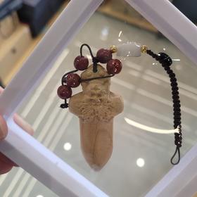 泰山非遗桃木钥匙扣手机链挂件招财平安福禄挂饰送朋友礼物旅游纪念品送朋友生日礼物