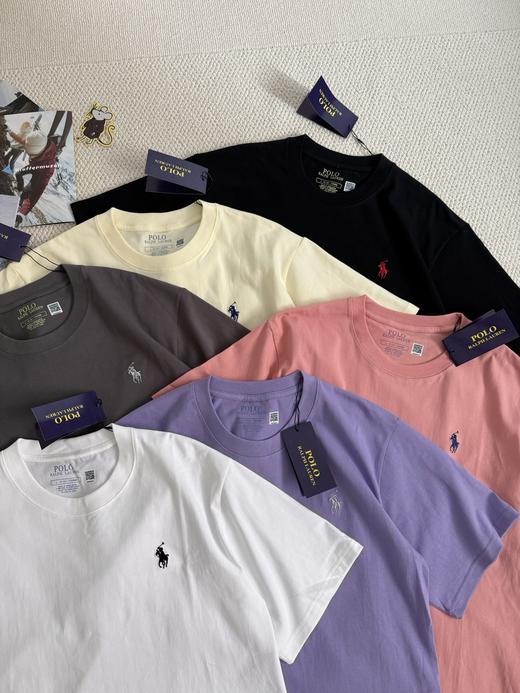 拉夫劳伦经典小马刺绣圆领短袖T恤 商品图6