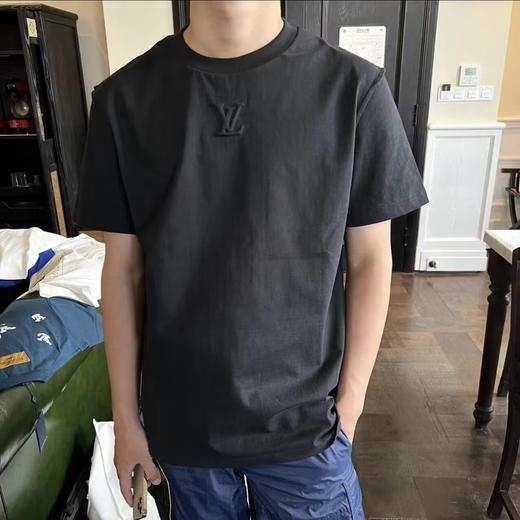 Louis Vuitton25ss压纹字母logo短袖T恤 男女同款（DY） 商品图0