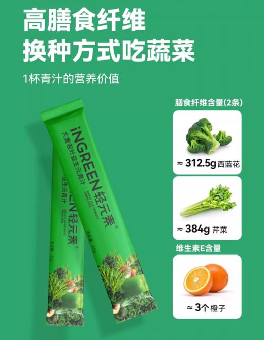 轻元素全优植物益生元青汁 商品图4