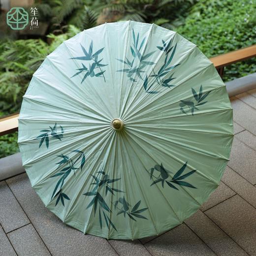 【竹烟波月·非遗手工油纸伞】古风防雨防晒汉服伞中式国风装饰晴雨两用伞 商品图3