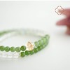 米马饰物苹果绿碧玉月光石双圈手串补水润木生肖兔推荐 商品缩略图3