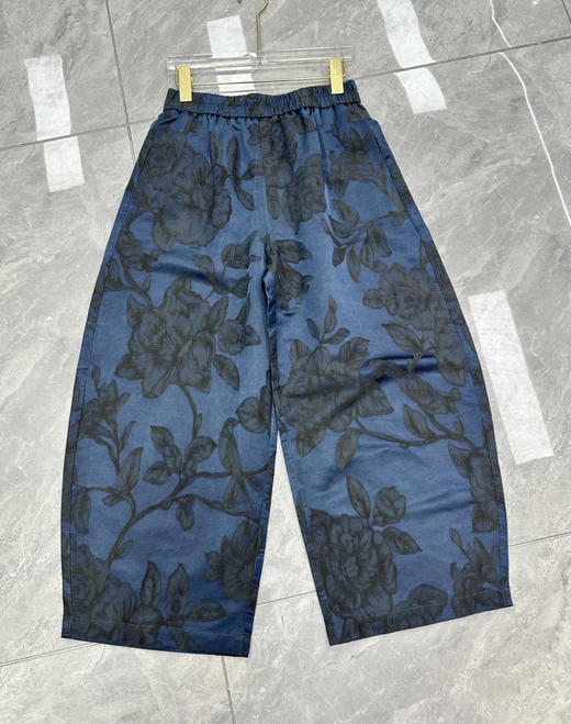 新款提花气球八分裤 商品图1