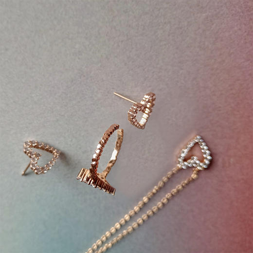 LHWINDSO 温莎珠宝 Heart of Light心影系列项链/耳环/戒指 商品图0