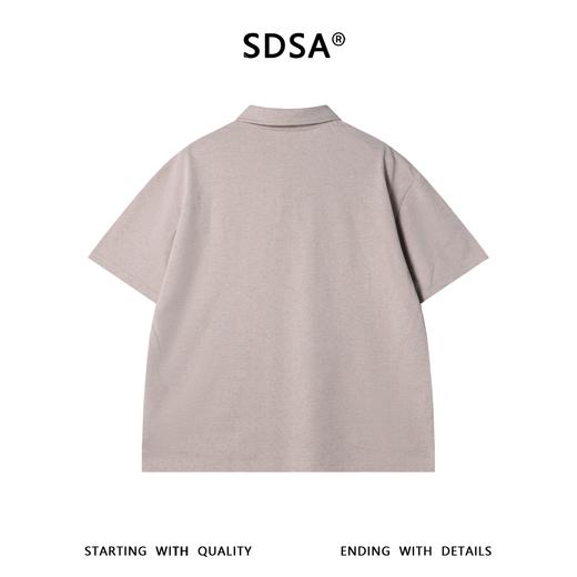 SDSA男装2026新款高贵轻奢老钱风条纹破洞POLO衫短袖T恤百搭上衣 商品图4