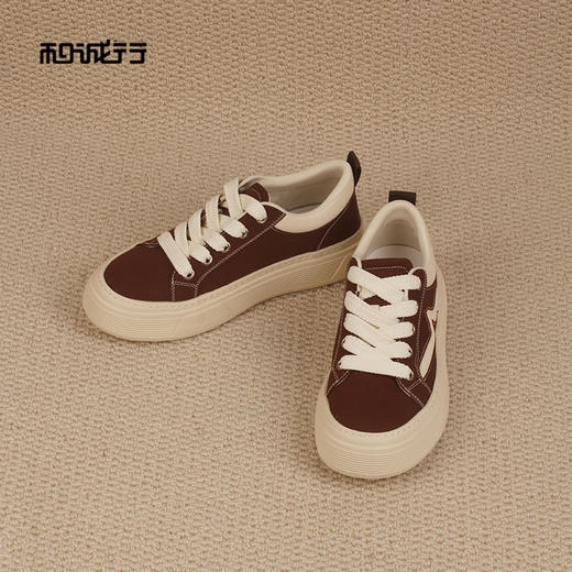 和诚行2026春季新款时尚潮流个性舒适百搭厚底男式休闲鞋0930278 商品图3