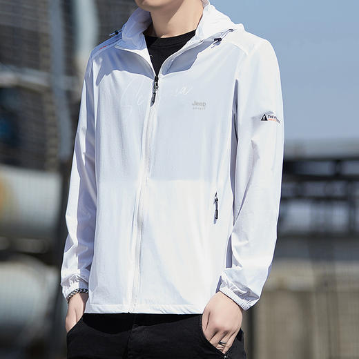 【专属】JEEP SPIRIT 【凉感防晒衣】皮肤衣轻薄外套 户外防紫外线跑步防晒服 商品图13