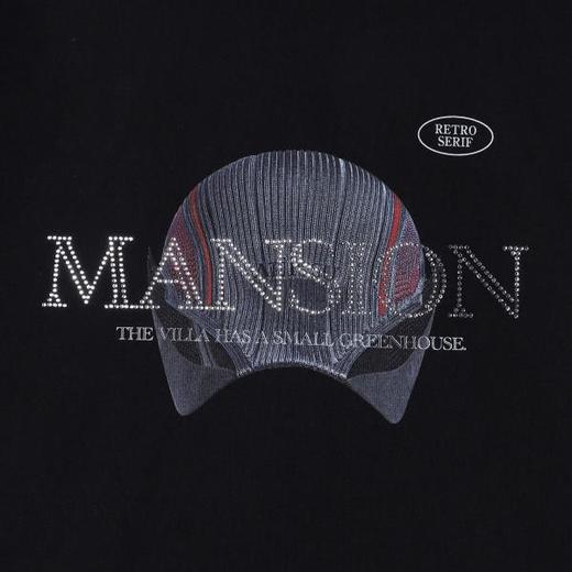 88309SDSA男装2026新款高贵轻奢美式潮牌帽子烫钻字母圆领短袖T恤百搭 商品图4