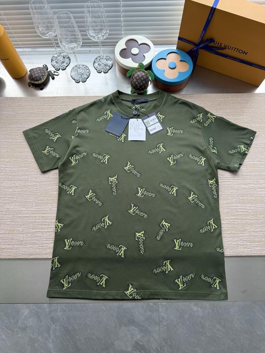 驴家 25ss提花剪花字母短袖T恤 男女同款 （DY） 商品图2