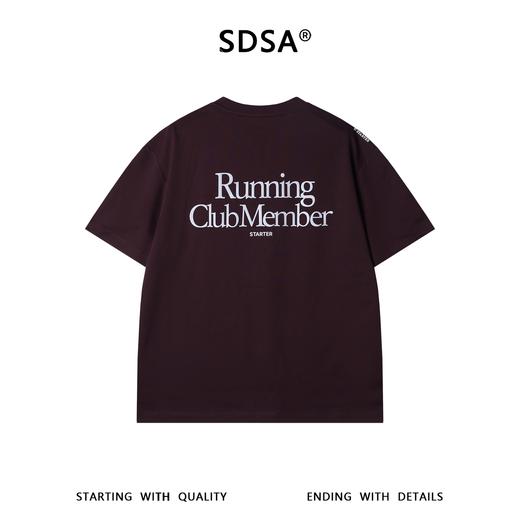 88278SDSA男装2026新款高贵轻奢美式字母印花圆领短袖T恤宽松百搭上衣 商品图5