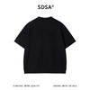 SDSA男装2026新款高贵轻奢韩系拼接半拉链立领短袖T恤百搭上衣潮 商品缩略图4