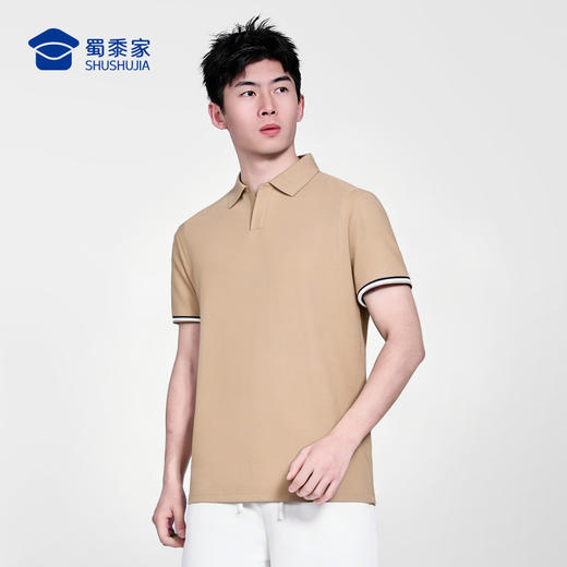 【7A抑菌老钱风海鸥领polo衫】高弹防晒翻领短袖T恤通勤凉感休闲半袖POLO衫LT601 商品图9