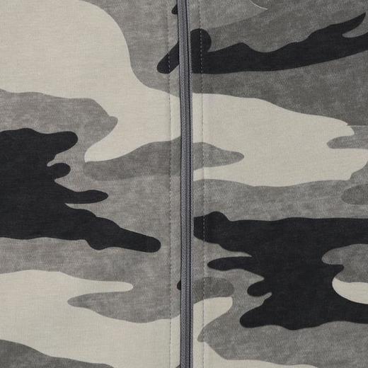 SDSA男装2026新款高贵轻奢美式拼接迷彩拉链立领短袖T恤百搭时尚 商品图3