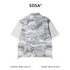 26015SDSA男装2026新款高贵轻奢美式拼接迷彩拉链立领短袖T恤百搭时尚 商品缩略图5