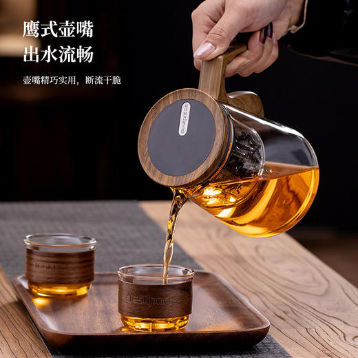 顶壶泡茶器磁吸飘逸杯泡茶壶办公室家用单人高端玻璃内胆茶水分离茶具 商品图3