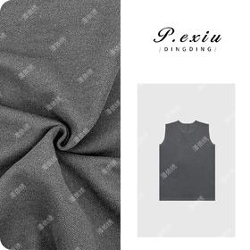 03-4潘依绣丁丁宠粉PanYiXiu/潘依绣人丝格雷系极简高级感圆领针织背心 ZZ0565