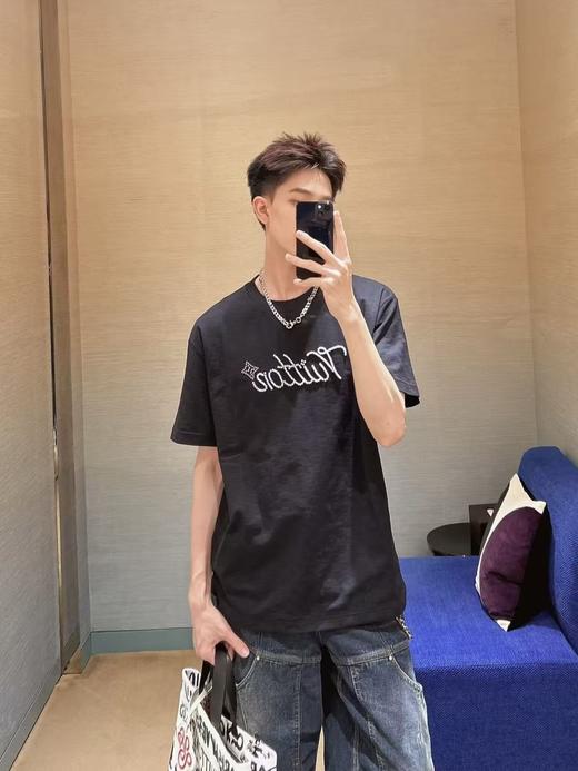 驴家 25ss字母标识金属钻珠链绣短袖T恤 男女同款 （DY） 商品图8