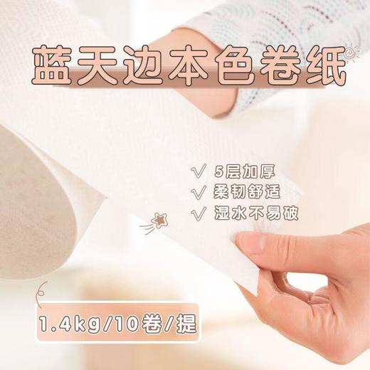 蓝天边本色卷纸10卷【21003943】 商品图1