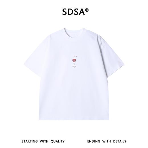 88236SDSA男装2026新款高贵轻奢潮牌简约樱桃印花圆领短袖T恤百搭时尚 商品图1