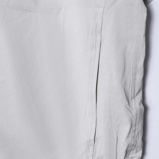 2623301SDSA男装2026新款高贵轻奢潮牌时尚纯色拉链翻领短袖衬衫宽松上衣 商品图2