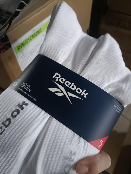 出口美国订单，正品锐步男士高帮训练袜
吸湿排汗缓震毛巾袜，均码40-45
五双一卡，两卡十双99包邮
每卡都有二个款混搭，没有拆搭 商品图5