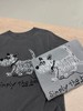 老米优品🎈5-7天！韩代同款《线条小狗短款tee》优质砂洗纯棉🍃品质nice~！小个子友好。袖口无蕾丝版。T260322A 商品缩略图5