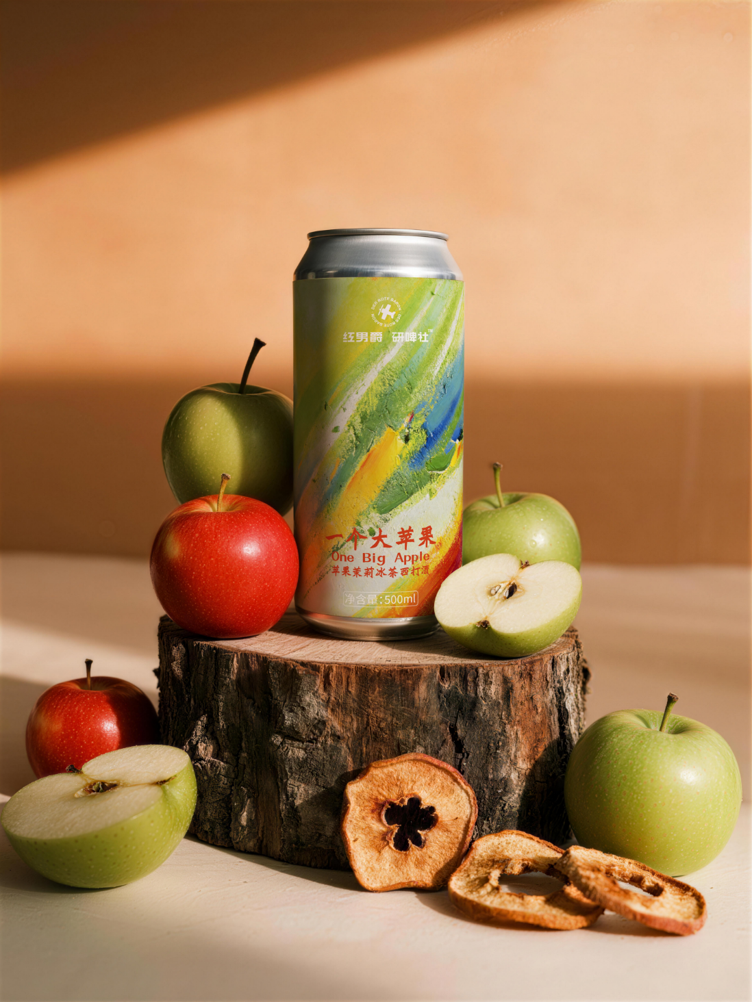 红男爵 一个大苹果 500ml