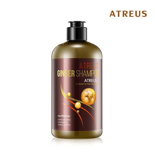 【一般贸易进口】泰国正品ATREUS生姜洗发水400ml 护发清爽去头屑 商品图4