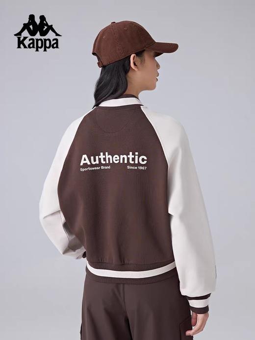 XXMKappa卡帕背靠背运动外套女款复古针织开衫上衣休闲夹克 商品图2