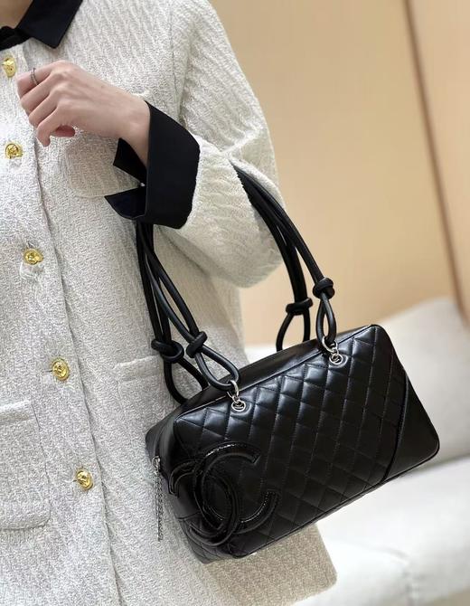 香奈儿 经典万年款中古康鹏大号枕头包 商品图0