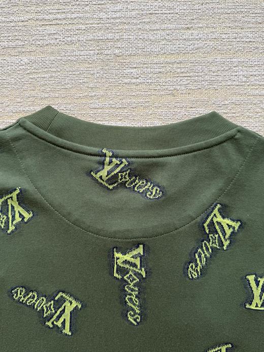 驴家 25ss提花剪花字母短袖T恤 男女同款 （DY） 商品图5