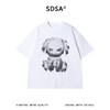 SDSA男装2026新款高贵轻奢美式潮牌玩偶印花圆领短袖T恤宽松百搭 商品缩略图1