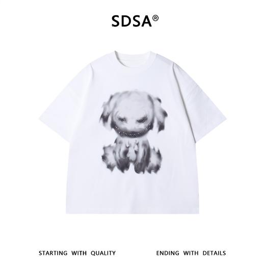 SDSA男装2026新款高贵轻奢美式潮牌玩偶印花圆领短袖T恤宽松百搭 商品图1