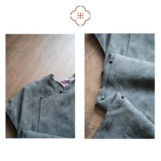 米马成衣 舒适又正式的常服旗袍 天丝与亚麻带来的透气感 商品图3