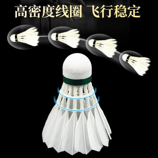 华美F6比赛级羽毛球飞行稳定耐打学生俱乐部室内外训练12只装包邮 商品图2