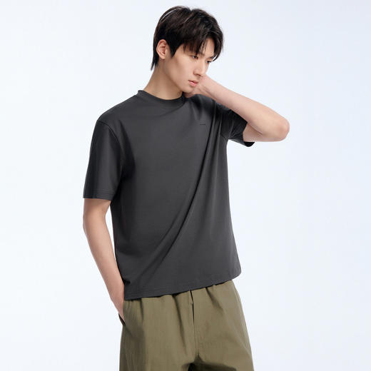 NPC潮牌【索罗娜】凉感速干T恤宽松休闲情侣纯色短袖男NP61TE20 商品图2